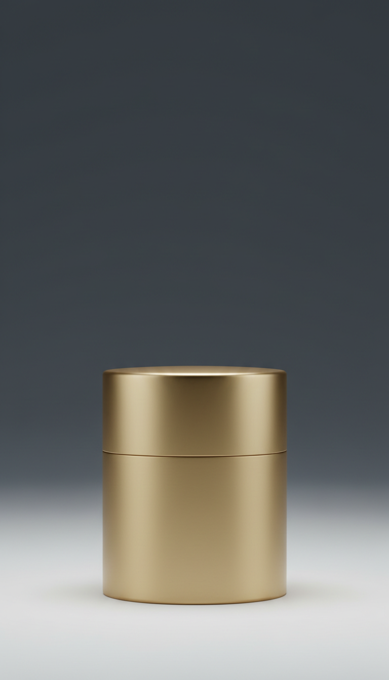 Matte Gold Branded Bottle Lid